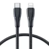 Joyroom A10 Series USB-C to Lightning greitojo įkrovimo laidas PD 20W, 0,25 m, juodos spalvos (S-CL020A11)