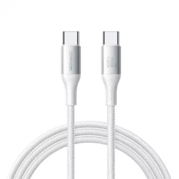 JOYROOM Flash Series USB-C į USB-C laidas A28, 60W, 480 Mbps, 2m, baltas (S-A28-CCW2)