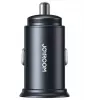 JOYROOM JR-CCN04 Mini Automobilinis įkroviklis 60W USB-C PD 3.0 ir USB-A QC 3.0, juodos spalvos