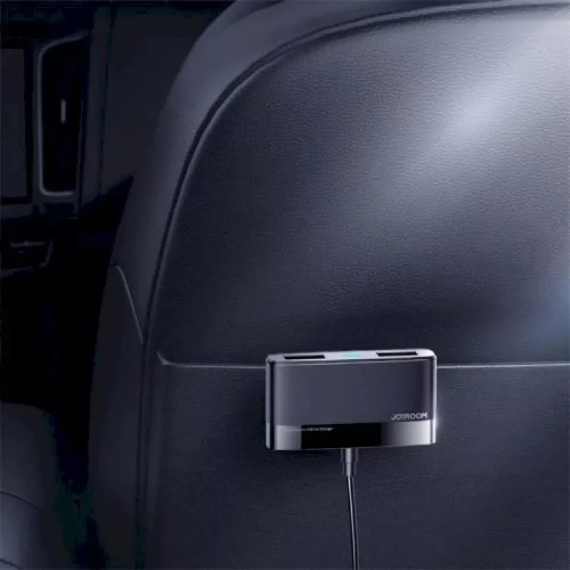 Joyroom JR-CL03 5-in-1 automobilinis įkroviklis, 31W, 5 USB-A prievadai, juodas