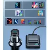 Joyroom JR-CL05 72W 5-Port automobilinis įkroviklis su 2xPD ir 2xQC3.0, 1,5m kabeliu, juodas