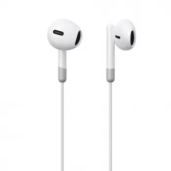 Joyroom JR-EW01 In-Ear Wired Mini Jack Headphones with Remote Control - White