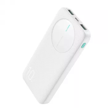 Joyroom JR-PBF12 Power Bank 10000mAh 2.4A Dual USB-A USB-C White