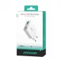 JOYROOM JR-TCF14-WHT 20W PD 3.0 ir QC 3.0 dviejų prievadų sieninis USB įkroviklis - baltas