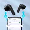 JOYROOM JR-TL11 belaidės ausinės su ENC, IPX4, Bluetooth 5.3, liečiamu valdymu, juodos