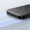 JOYROOM JR-W020 Mini Power Bank 5000mAh 20W USB-A USB-C Wireless Charging - Juoda + USB-C laidas