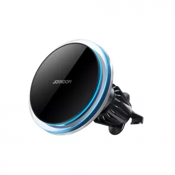 JOYROOM JR-ZS291 Automobilinis telefono laikiklis su 15W belaidžiu Qi įkrovikliu, MagSafe suderinamas, tvirtinamas prie ventiliacijos angos, juodas