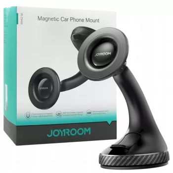 JOYROOM JR-ZS406-BLK Magnetinis laikiklis automobiliui ant priekinio stiklo, 360° sukimasis, juodas