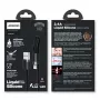 Joyroom Lightning to USB-A laidas 2.4A 1,2m juodas (S-1224N2)