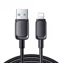 JOYROOM S-AL012A14 2.4A USB-A to Lightning laidas 1,2 m juodas