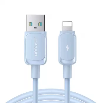 JOYROOM S-AL012A14 2.4A USB to Lightning laidas, 1,2 m, mėlynas