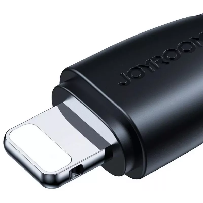 JOYROOM S-UL012A11 USB-A į Lightning pintas kabelis, 1,2 m, juodas