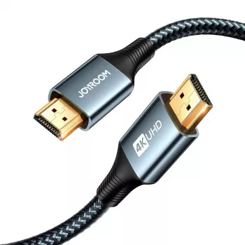 JOYROOM SY-20H1 HDMI 2.0 laidas 2m 4K 60Hz Pintas nailonas Pilka
