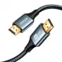 JOYROOM SY-20H1 HDMI 2.0 laidas 2m 4K 60Hz Pintas nailonas Pilka