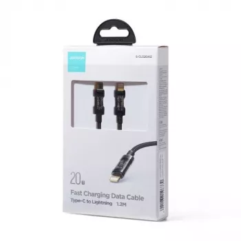 Joyroom Type-C į Lightning A10 Series greito įkrovimo laidas PD 20W, 1,2 m, juodas (S-CL020A12)