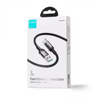 JOYROOM USB-A į USB-C duomenų laidas, 3A, 1,2 m, juodas (S-UC027A10)