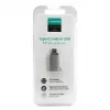 Joyroom USB-C Male to USB-A Female Adapter Mini S-H151 sidabrinis