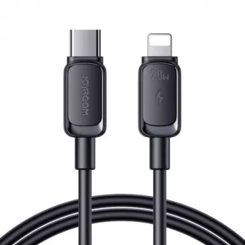 JOYROOM USB-C į Lightning laidas Multi-Color Series A14, 20W, 480 Mbps, 1,2 m, juodas (S-CL020A111B)