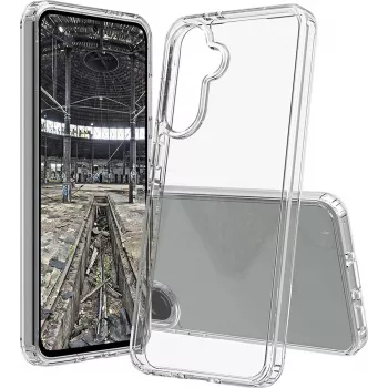 JT Berlin BackCase Pankow Clear, skaidrus, smūgius sugeriantis TPU dėklas, skirtas Samsung Galaxy A36 5G, modelis 11172