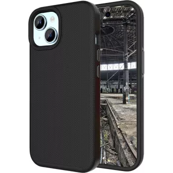 JT Berlin BackCase Pankow Solid MagSafe dėklas Apple iPhone 15 - juodas 11104