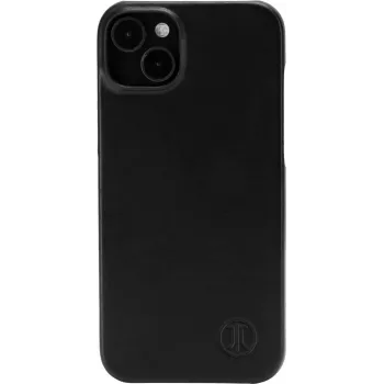 JT Berlin Kreuzberg natūralios odos užpakalinė dėžutė Apple iPhone 15 Plus, juoda 11009