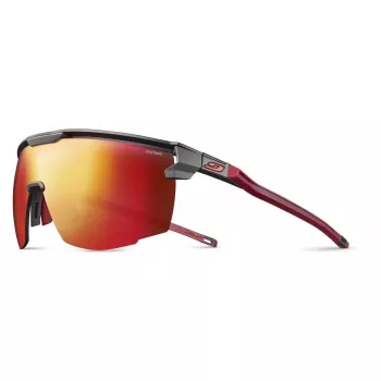 Julbo Ultimate SP3CF akiniai - Spectron 3 CF lęšiai, 3 kategorija, juodas/raudonas rėmelis