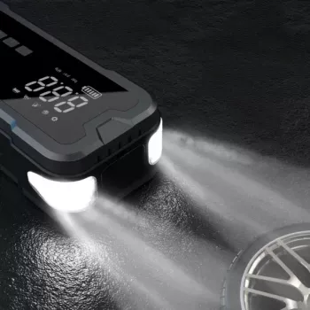 Užvedimo starteris ir oro kompresorius CA01 12000mAh 600A Peak 150 PSI