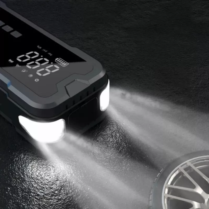 Užvedimo starteris ir oro kompresorius CA01 12000mAh 600A Peak 150 PSI