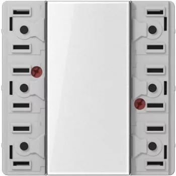 JUNG LS 5073 TSM mygtukinio jungiklio įdėklas, 3-gang, 10A 250V, Alpine White