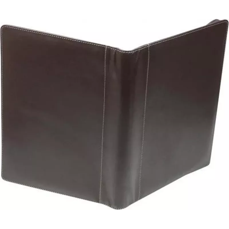 JÜSCHA Alassio A4 MONACO dokumentų aplankas su užtrauktuku iš odos - Antique Dark Brown 30054