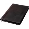 JÜSCHA Alassio A4 MONACO dokumentų aplankas su užtrauktuku iš odos - Antique Dark Brown 30054