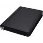 JÜSCHA Alassio BOSA A4 dokumentų aplankas su užtrauktuku, Nappa oda, juodas (30061)