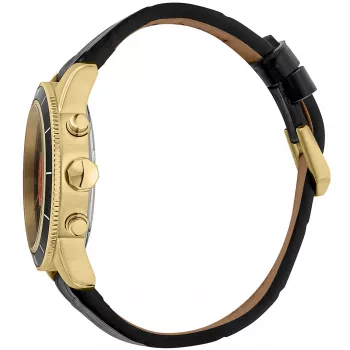 JUST CAVALLI MAN Watch JC1G215L0025 (42mm) - Juodas ciferblatas, odinis dirželis