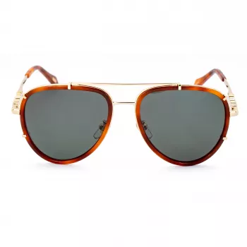 JUST CAVALLI Unisex Akiniai SJC029V5701GZ Juodas Rėmas Pilki Gradientiniai Lęšiai 57/17/140 mm