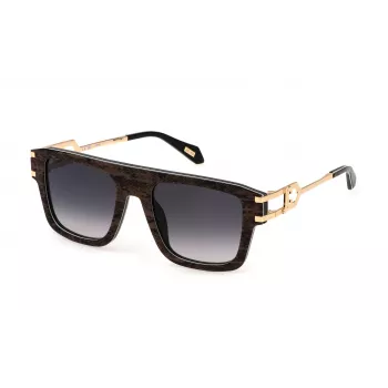 JUST CAVALLI Unisex Akiniai SJC096-5307TZ Havana Acetato Rėmelis Rudi Polikarbonato Lęšiai 53mm