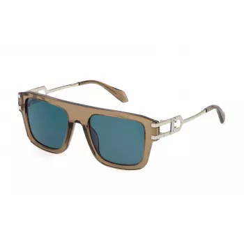 JUST CAVALLI Unisex Sunglasses SJC096-5309X8 Havana Acetate Grey Gradient 53mm