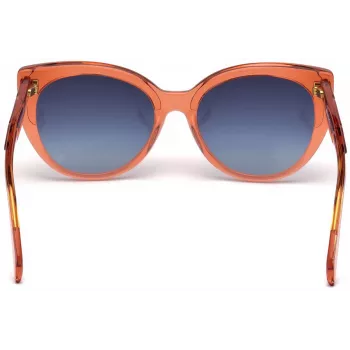 JUST CAVALLI Moteriški Akiniai nuo Saulės JC836S-66W Havana Drugelio Formos Acetato Rėmelis Rudi Gradientiniai Lęšiai 56/18/140 mm