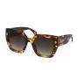 JUST CAVALLI Moteriški Akiniai nuo Saulės SJC021-530743 Havana Acetato Rėmelis Rudi Gradientiniai Lęšiai 53mm