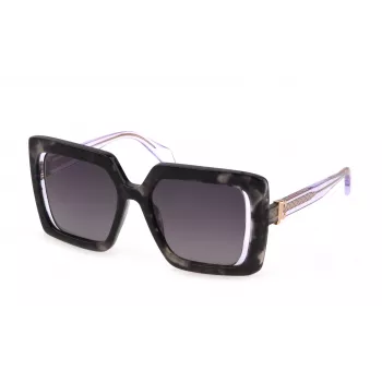 JUST CAVALLI Moteriški Akiniai nuo Saulės SJC027-53096N Havana/Rudas Rėmas Rudas Gradientinis Lęšis 53/15/140 mm