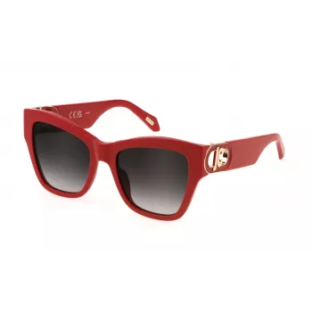 JUST CAVALLI Moteriški Akiniai nuo Saulės SJC037-5406XX Juodas Acetato Rėmelis Pilki Lęšiai 54mm