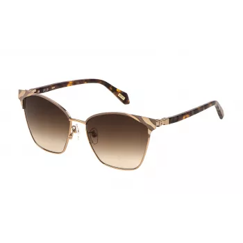 JUST CAVALLI Moteriški Akiniai nuo Saulės SJC093-5802AM Havana Butterfly Acetate