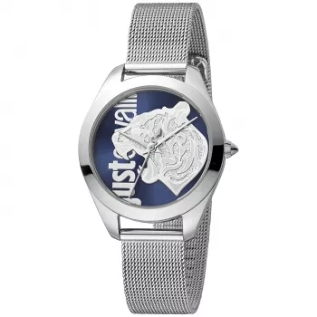 JUST CAVALLI Moteriškas Laikrodis JC1L210M0035 32mm Sidabrinis Nerūdijantis Plienas