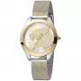 JUST CAVALLI Moteriškas Laikrodis JC1L210M0065 32mm Sidabrinis Nerūdijančio Plieno Milano Tinklelio Apyrankė