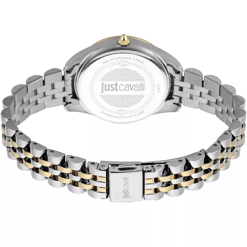 JUST CAVALLI Moteriškas Laikrodis JC1L210M0175 32mm Sidabrinis Nerūdijantis Plienas