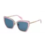JUST CAVALLI Moteriški Akiniai nuo Saulės SJC092-5306SM Juodi/Pilki Drugelis Acetatas 53mm