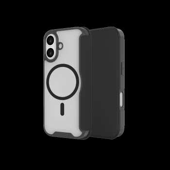 JUST MUST CHAMPION II MAGSAFE FLIP CASE, skirtas iPhone 17, juoda