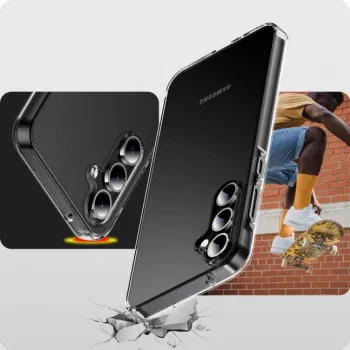 JUST MUST JM antibakterinis TPU dėklas Samsung Galaxy A55 5G - skaidrus