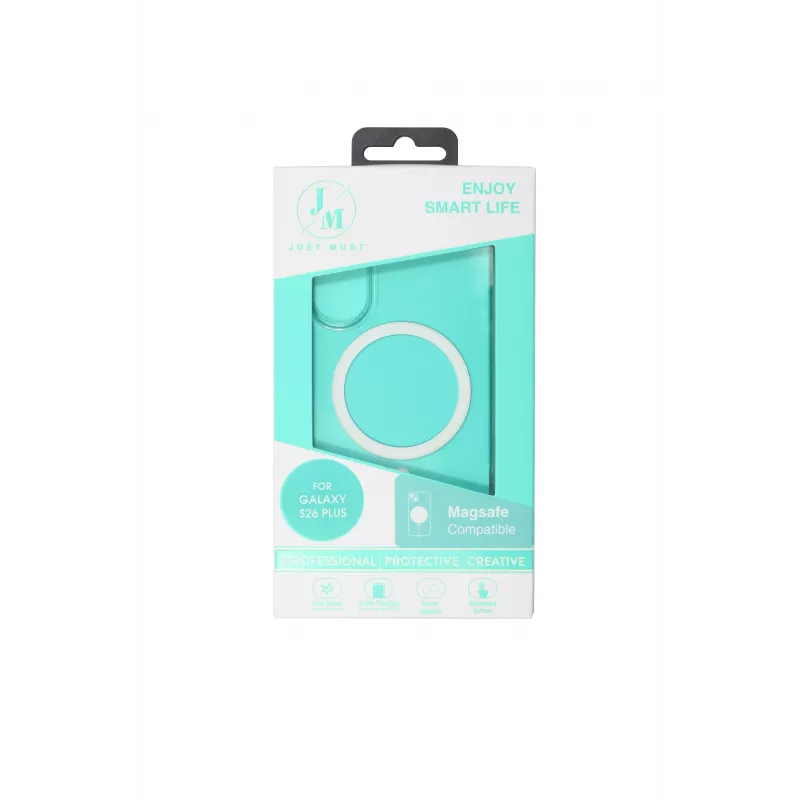 JUST MUST JM Crystal with MagSafe, Samsung Galaxy S26 Plus, permatomas