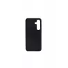 JUST MUST JM įprastos apsaugos silikoninis galinis dangtelis Samsung Galaxy S25 – juodas