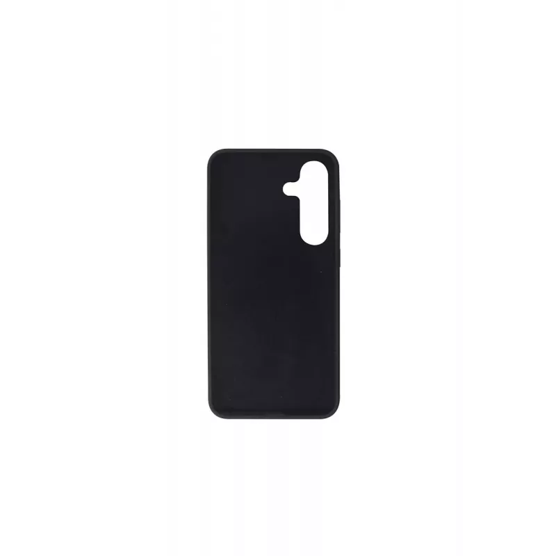 JUST MUST JM įprastos apsaugos silikoninis galinis dangtelis Samsung Galaxy S25 – juodas